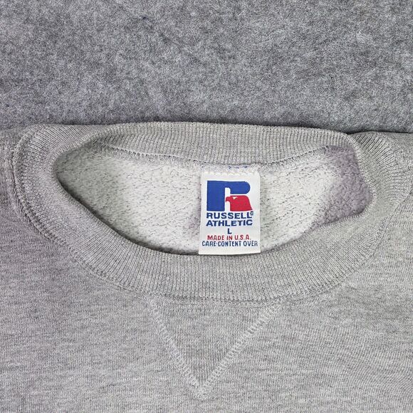 Vintage‎ Missouri Sweatshirt Mens Large Russell Athletic Made USA Crewneck 90s - Picture 4 of 11